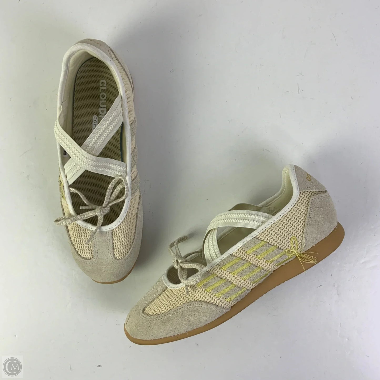 Shoes Flats By Adidas In Taupe, Size: 8