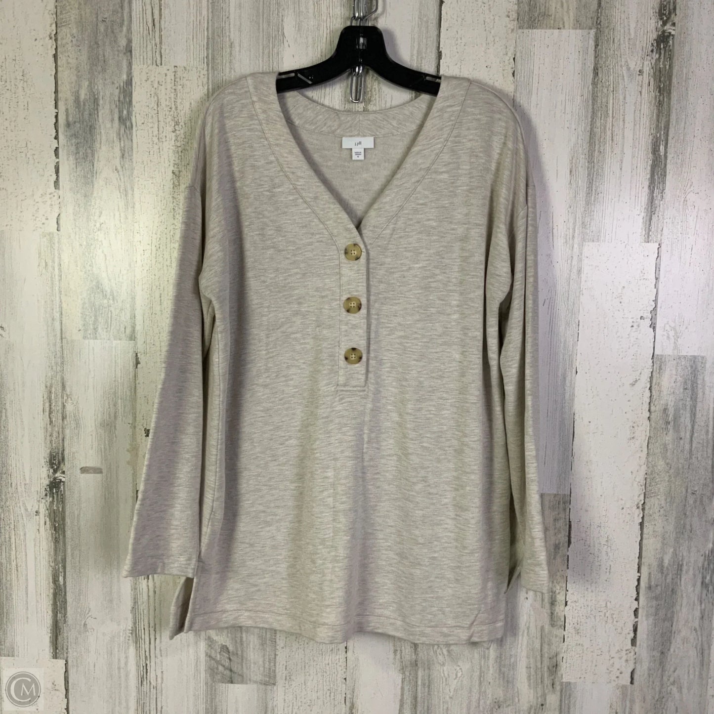 Sweatshirt Crewneck By J. Jill In Tan, Size: M
