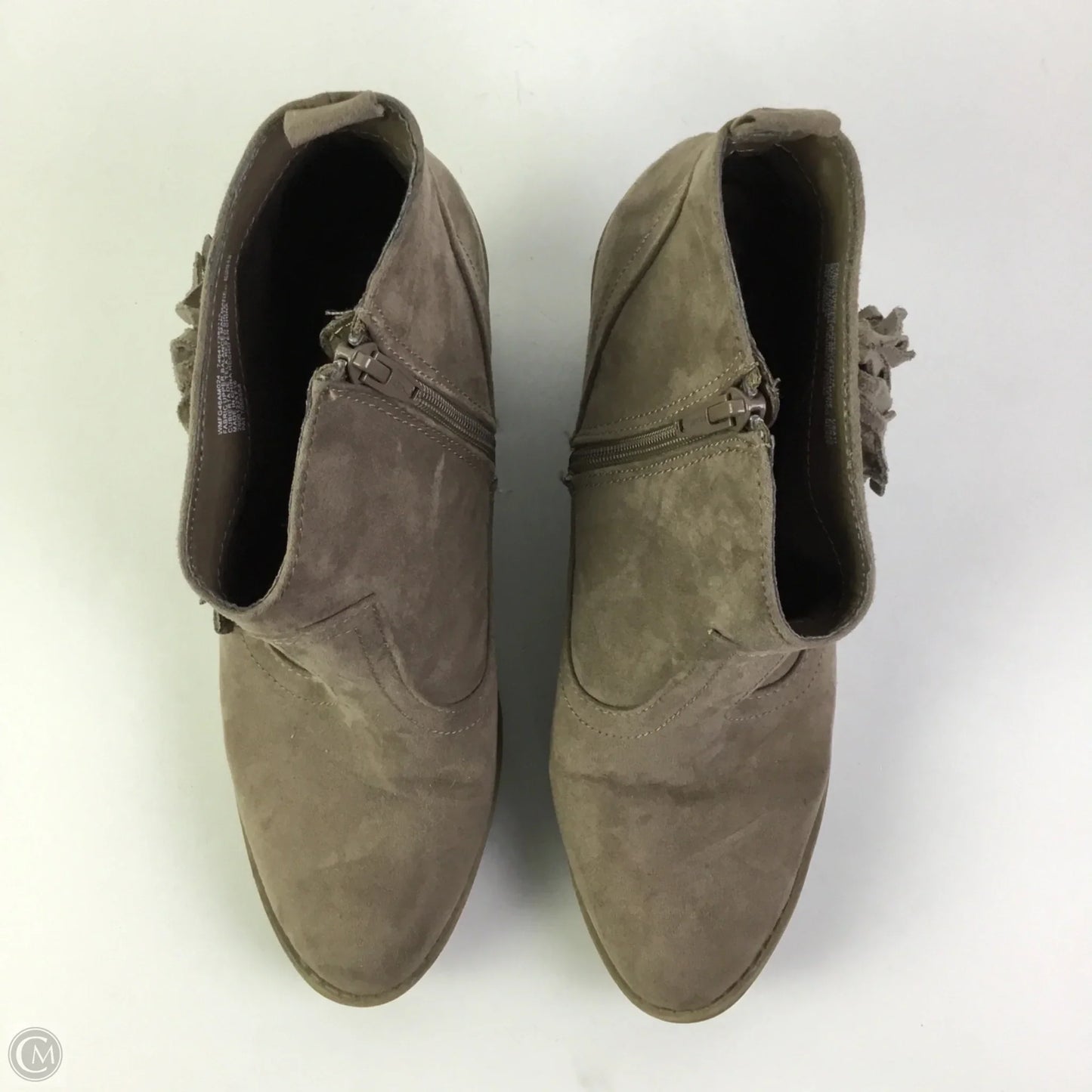 Boots Ankle Heels By Faded Glory In Tan, Size: 11