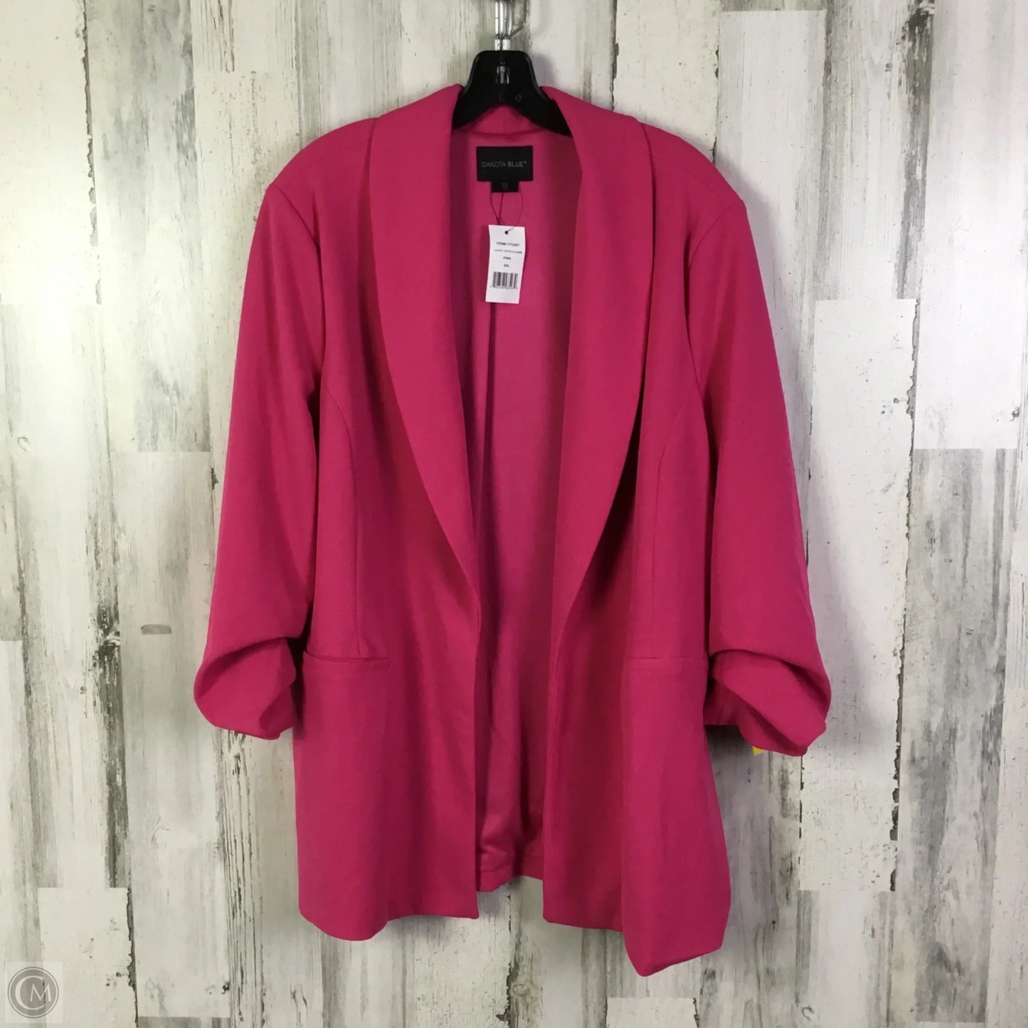 Blazer By Clothes Mentor In Pink, Size: Xxl