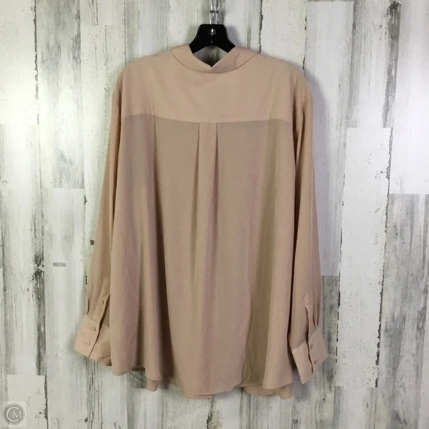 Top Long Sleeve By Nine West Apparel In Pink, Size: 3x