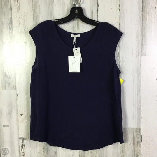 Top Sleeveless By Joie In Navy, Size: S