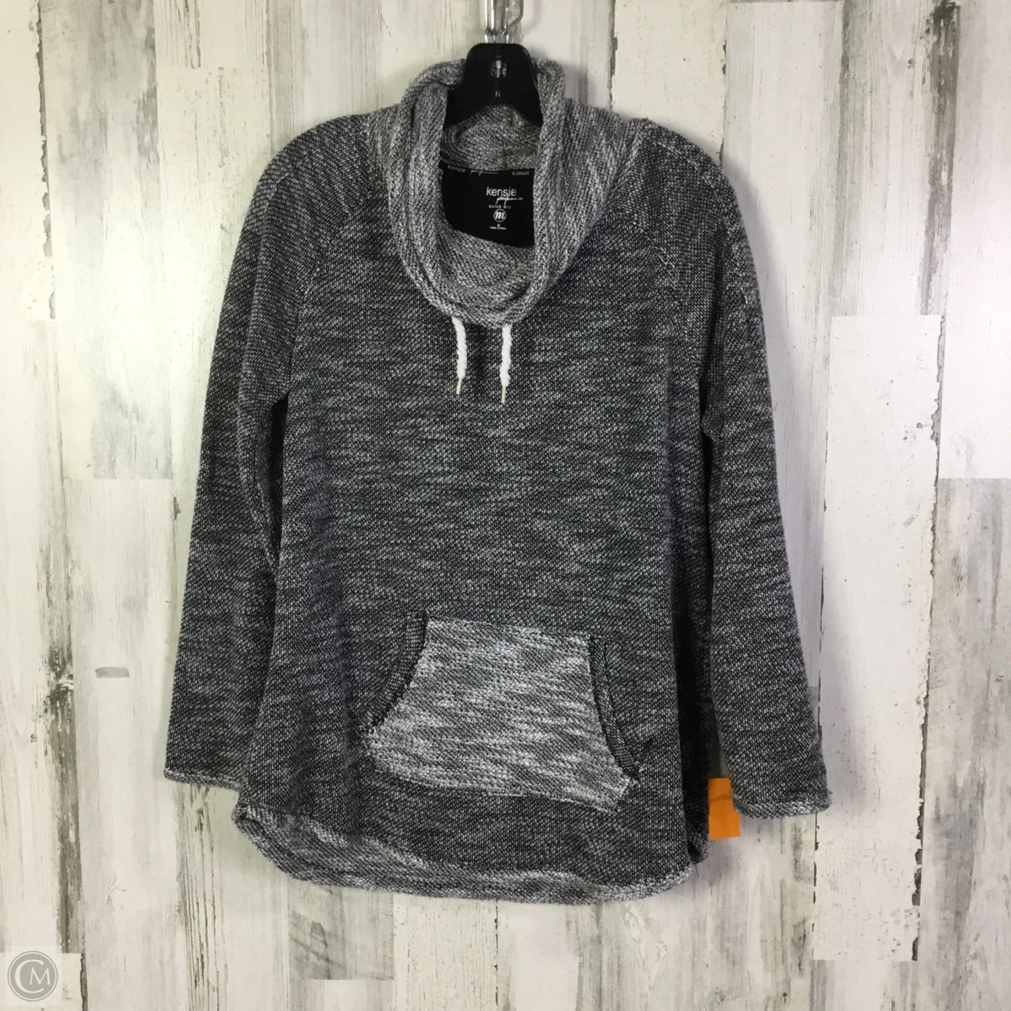 Top Long Sleeve By Kensie In Black & White, Size: M