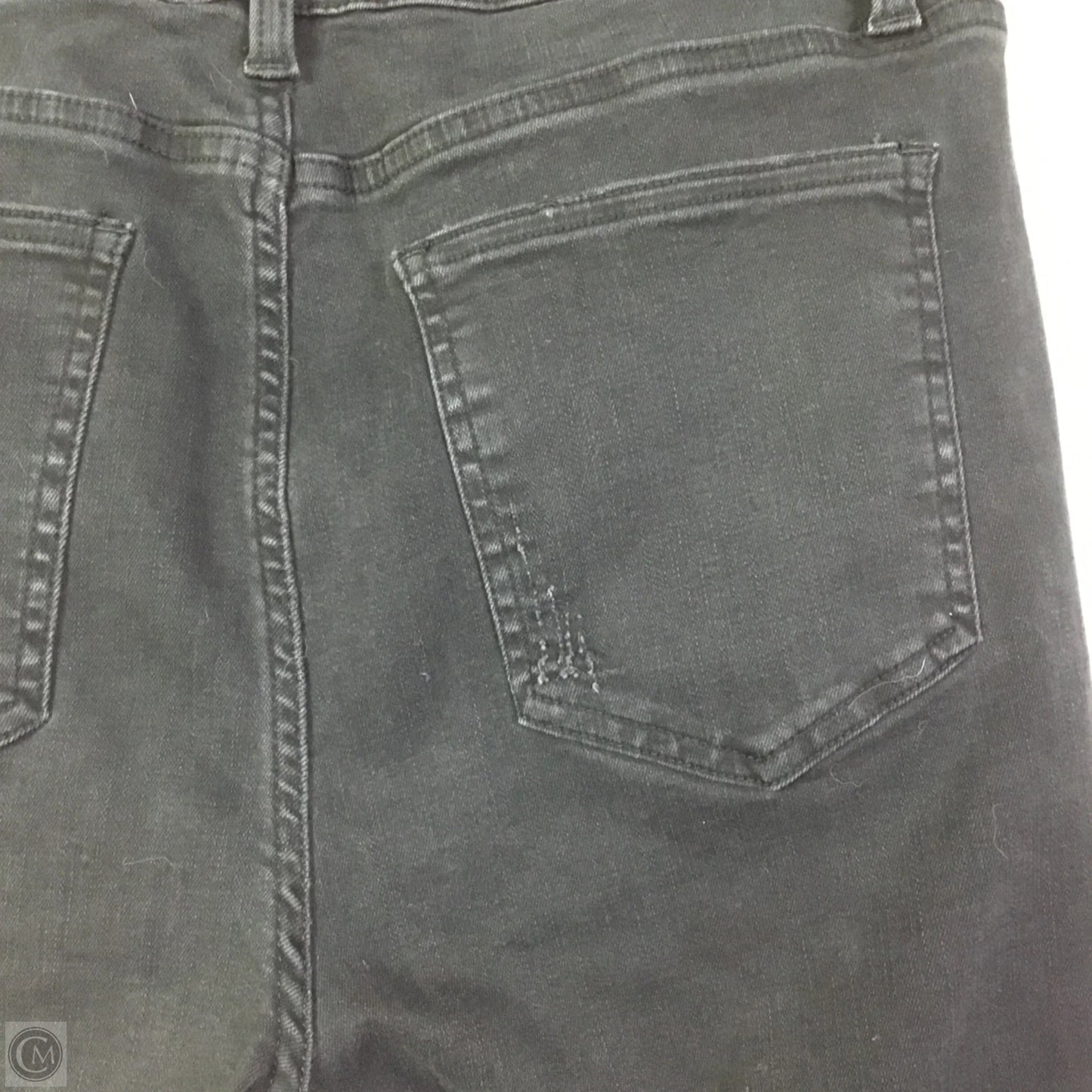 Jeans Skinny By Pistola In Black Denim, Size: 16