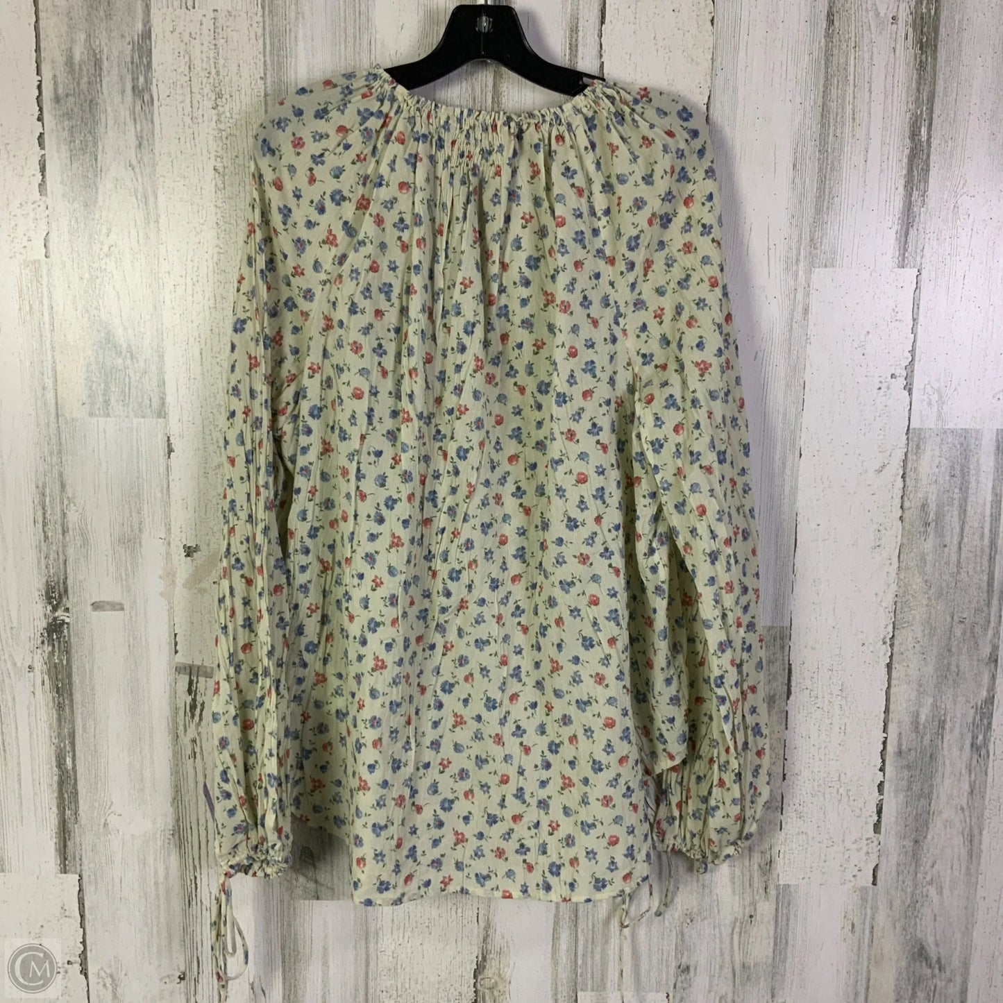 Top Long Sleeve By Polo Ralph Lauren In Cream, Size: Xl