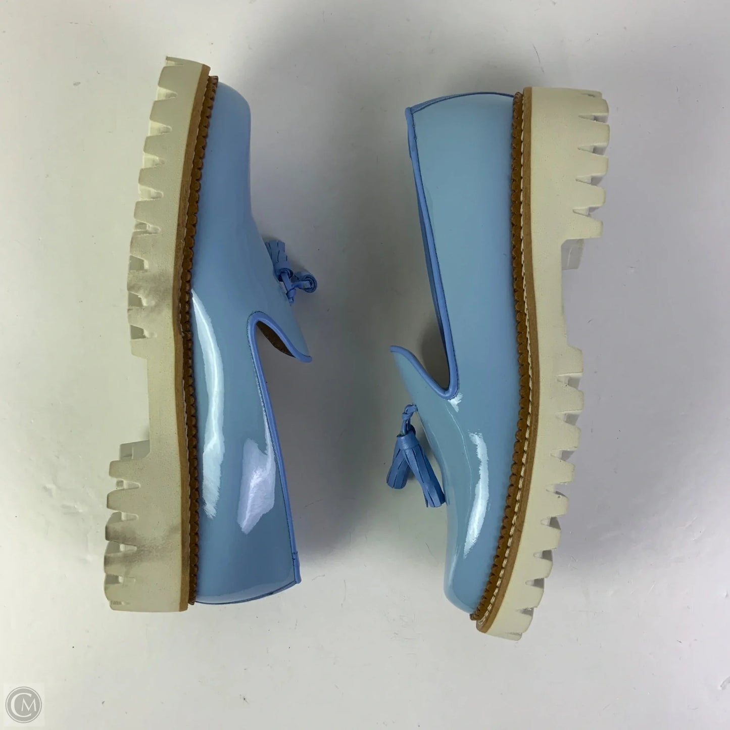 Shoes Heels Platform By Clothes Mentor In Blue, Size: 8.5