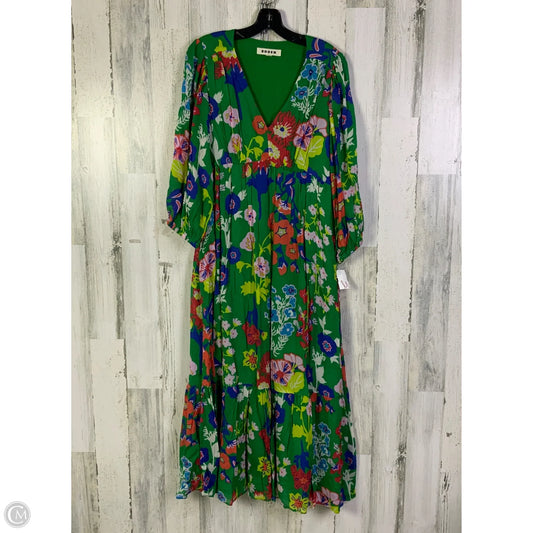 Dress Casual Maxi By Boden In Blue & Green, Size: Mp