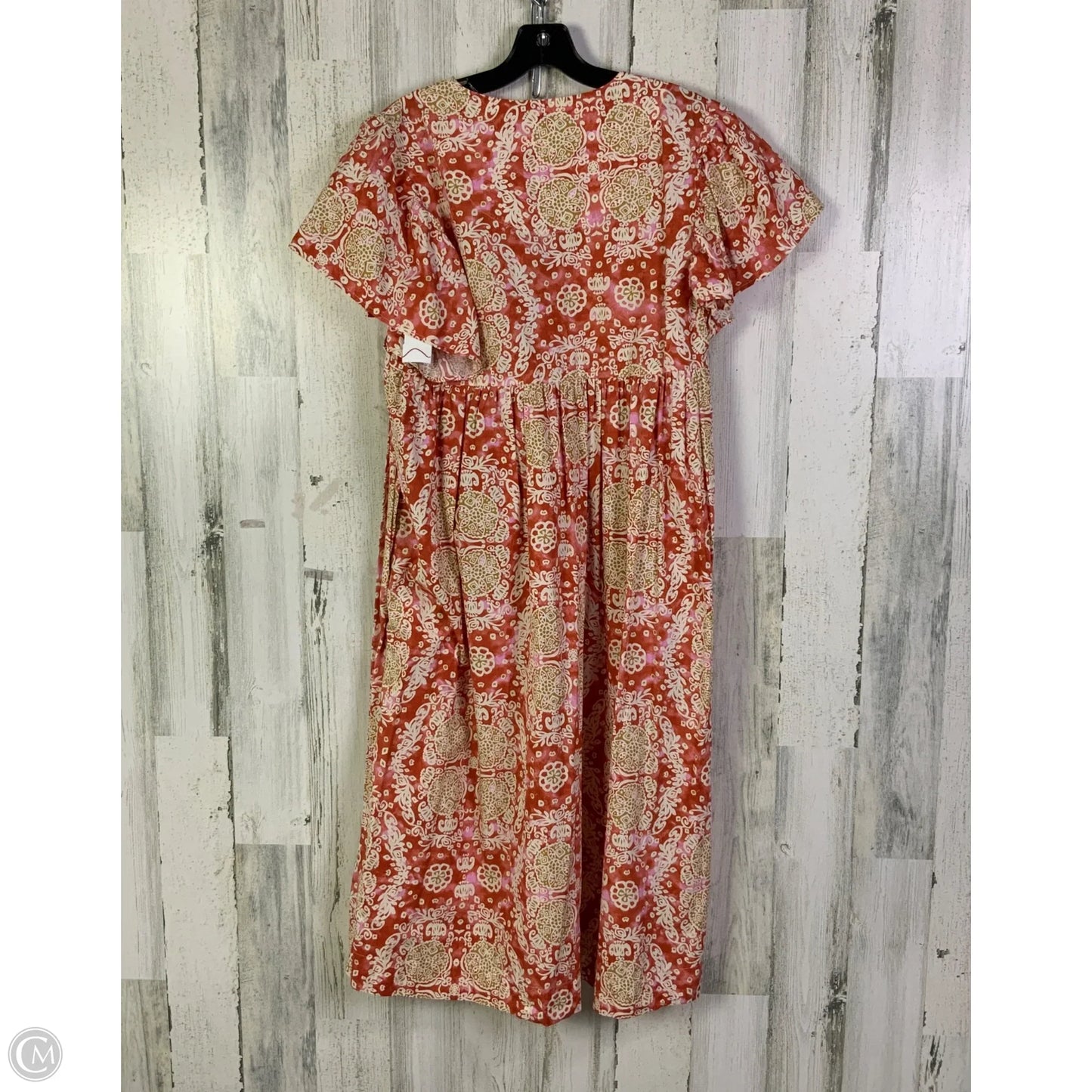 Dress Casual Midi By Maeve In Orange, Size: M