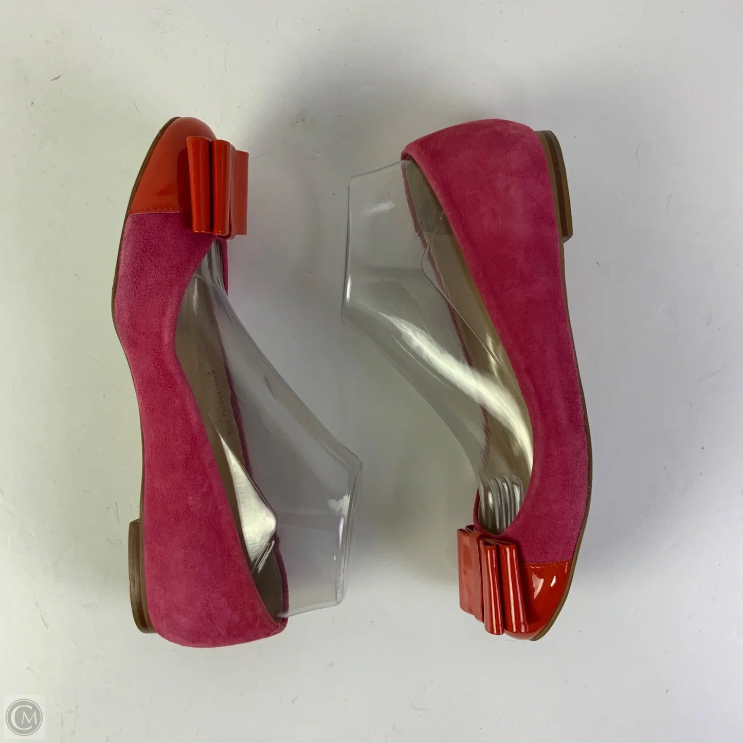 Shoes Flats By Talbots In Orange & Pink, Size: 7.5