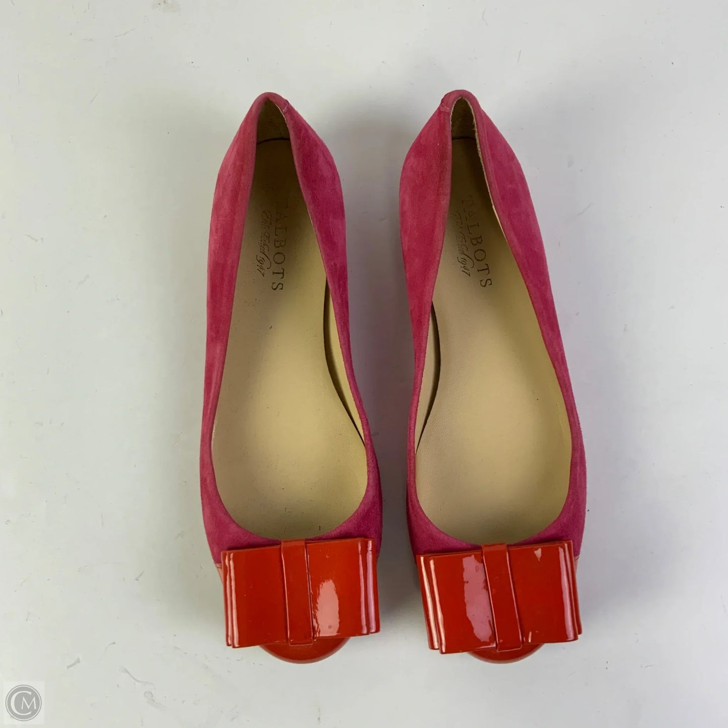 Shoes Flats By Talbots In Orange & Pink, Size: 7.5