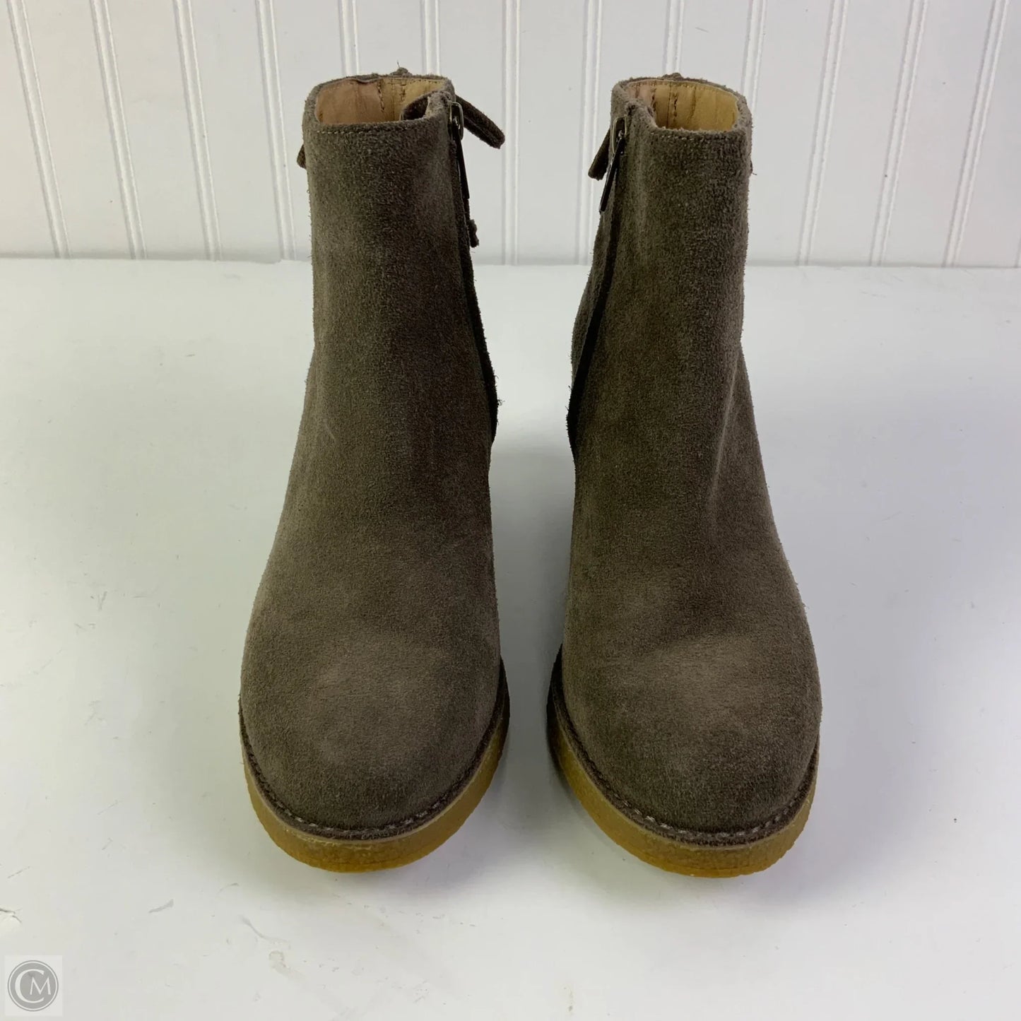 Boots Designer By Ugg In Taupe, Size: 7.5