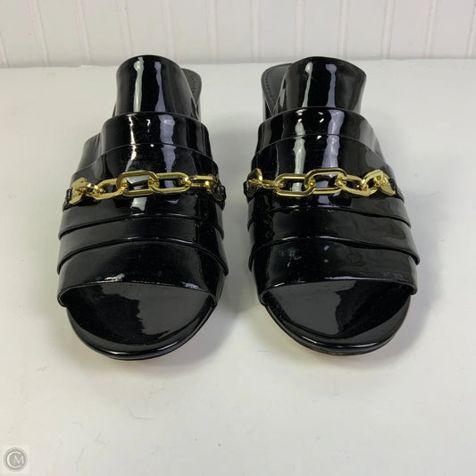 Sandals Designer By Karl Lagerfeld In Black, Size: 8.5