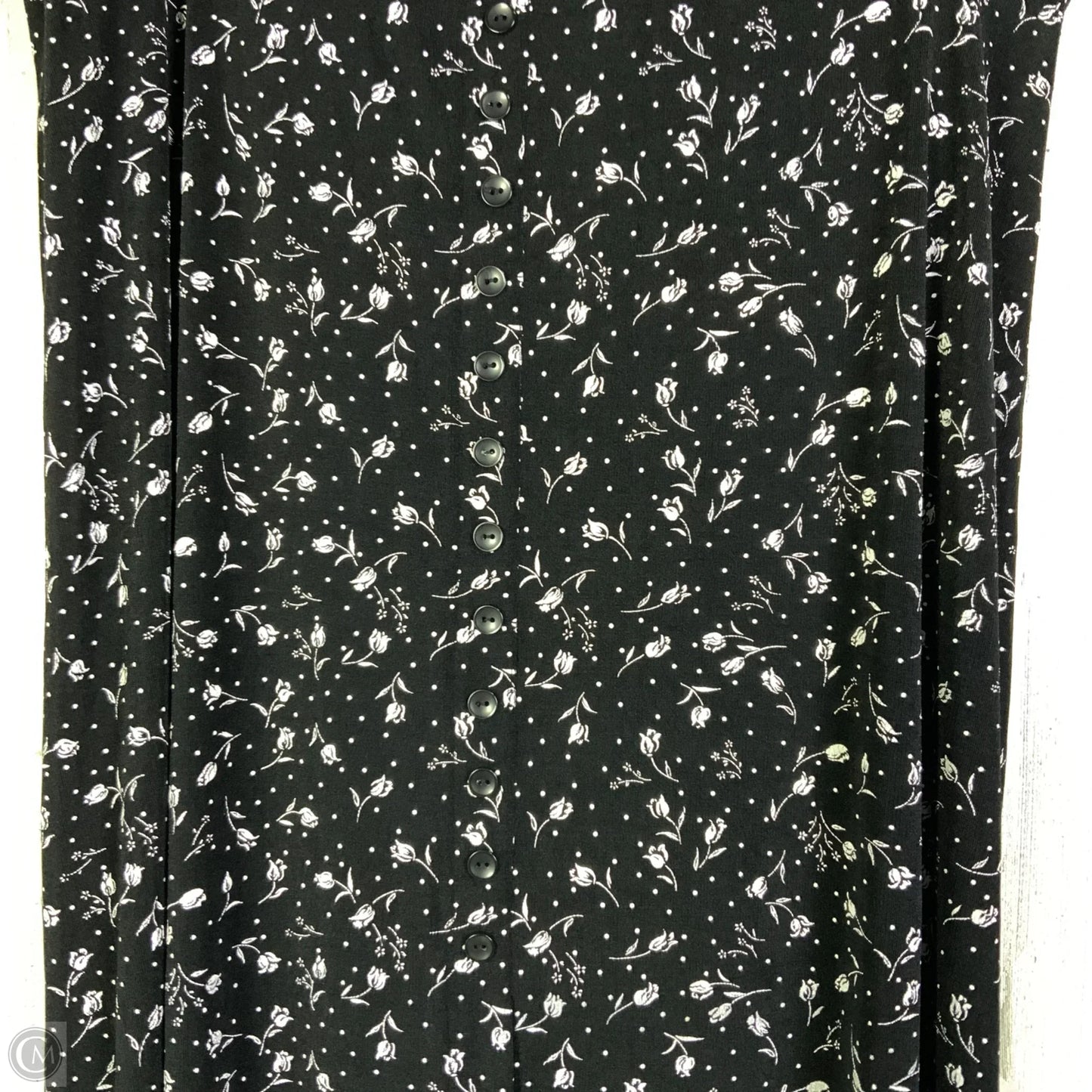 Skirt Maxi By Briggs In Black & White, Size: 2x
