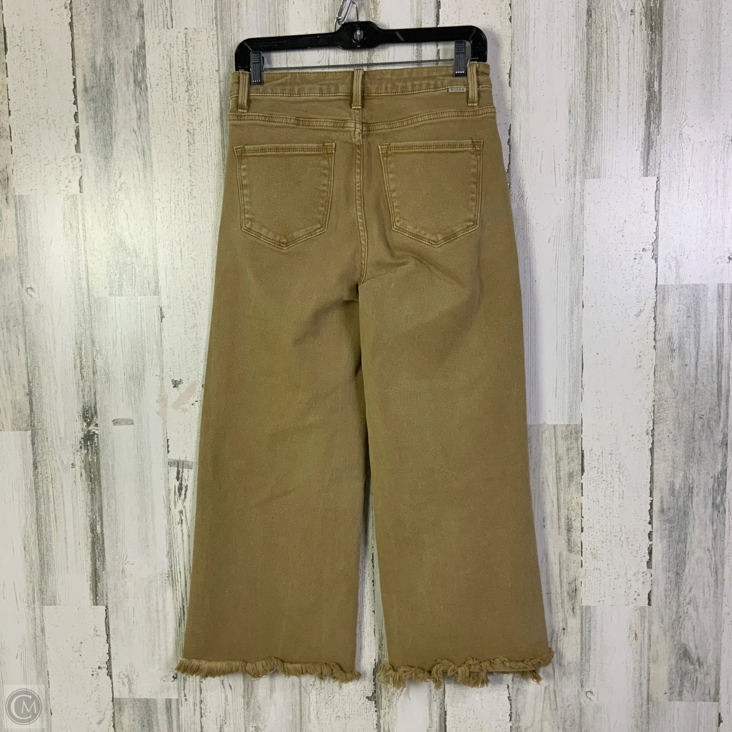 Jeans Wide Leg By Risen In Brown, Size: 4