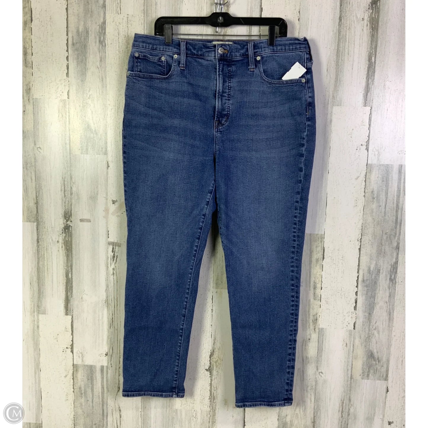 Jeans Boyfriend By Madewell In Blue Denim, Size: 12