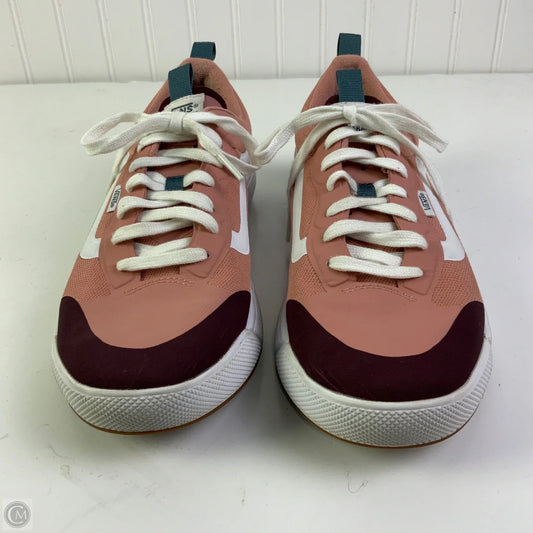 Shoes Athletic By Vans In Pink, Size: 11