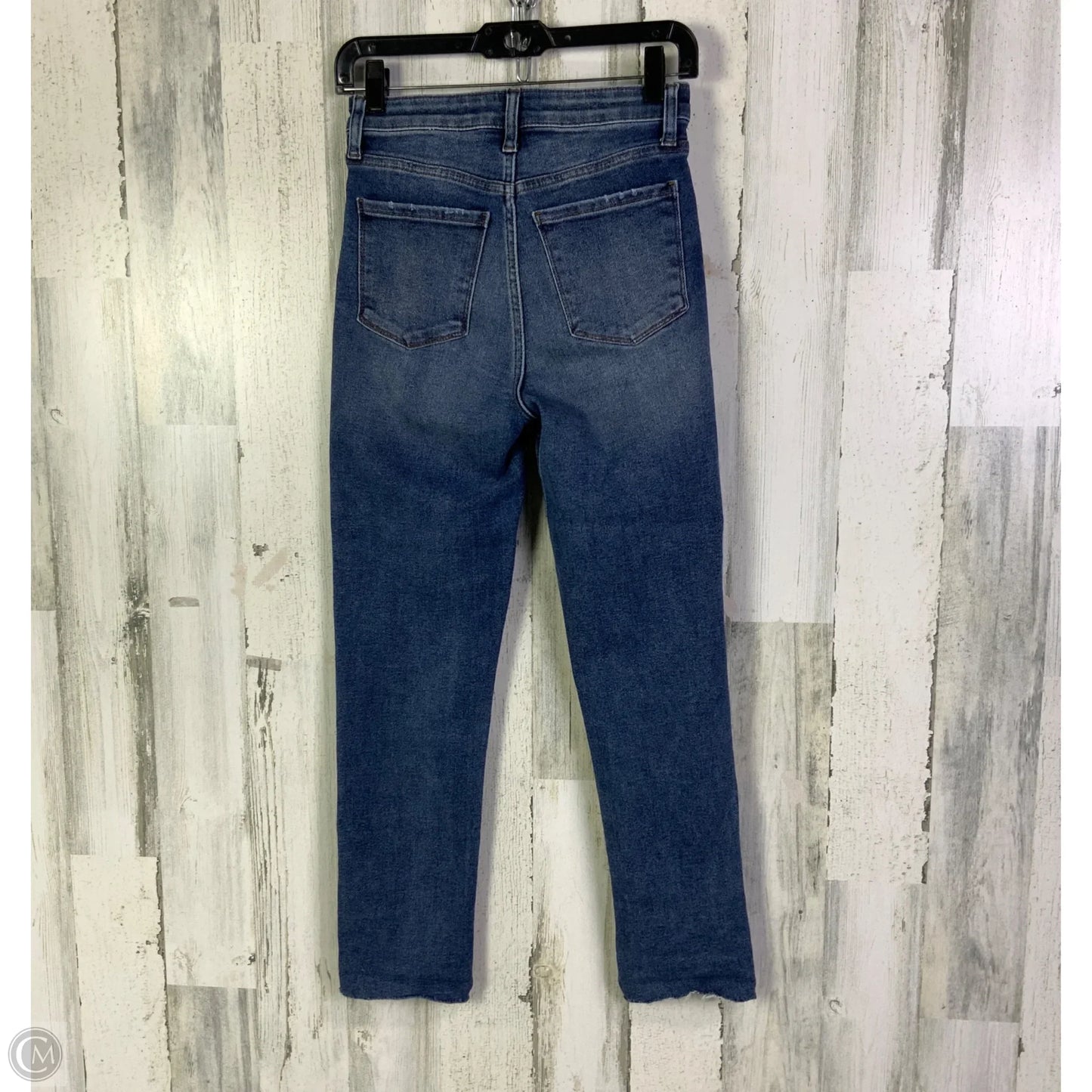 Jeans Straight By Evereve In Blue Denim, Size: 0