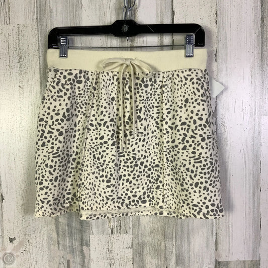 Skirt Mini & Short By Clothes Mentor In Cream, Size: 8