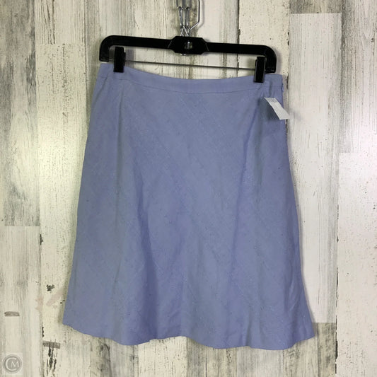 Skirt Mini & Short By Ann Taylor In Blue, Size: 6p