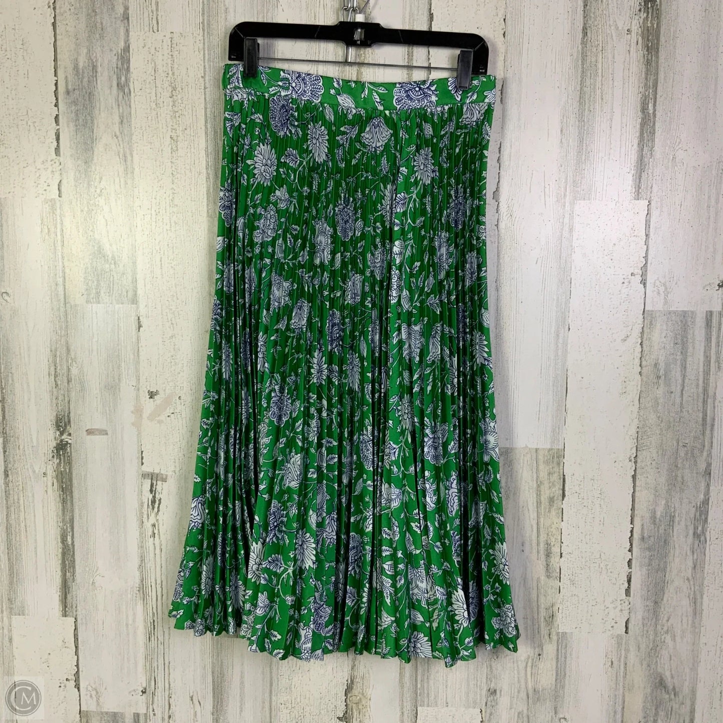 Skirt Midi By J. Crew In Green, Size: 8