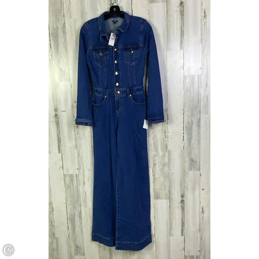 Jumpsuit By Express In Blue Denim, Size: Xs