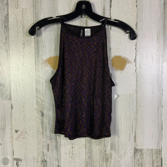 Top Sleeveless By Divided In Black, Size: M