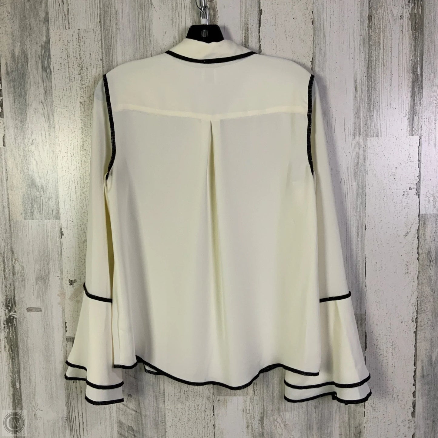 Top 3/4 Sleeve By Nic + Zoe In Cream, Size: S