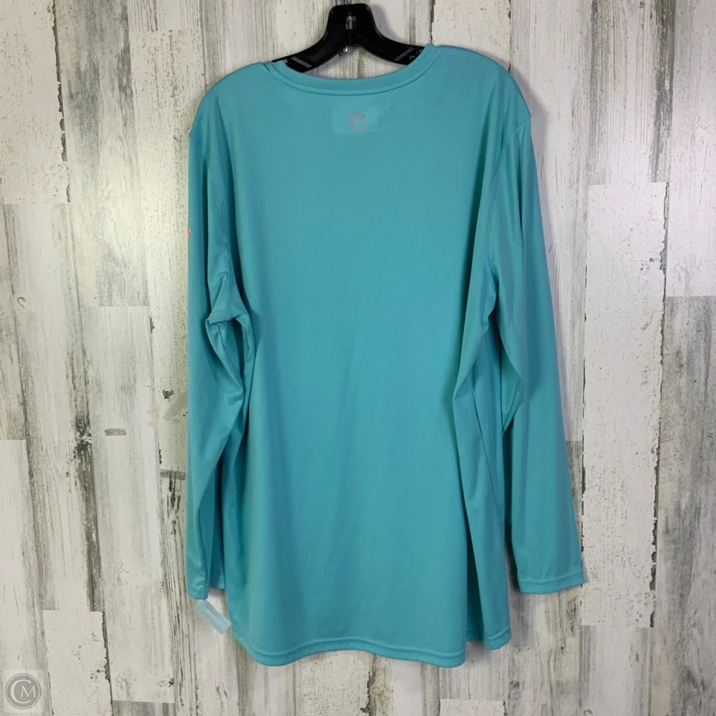 Athletic Top Long Sleeve Crewneck By Magellan In Blue, Size: 2x