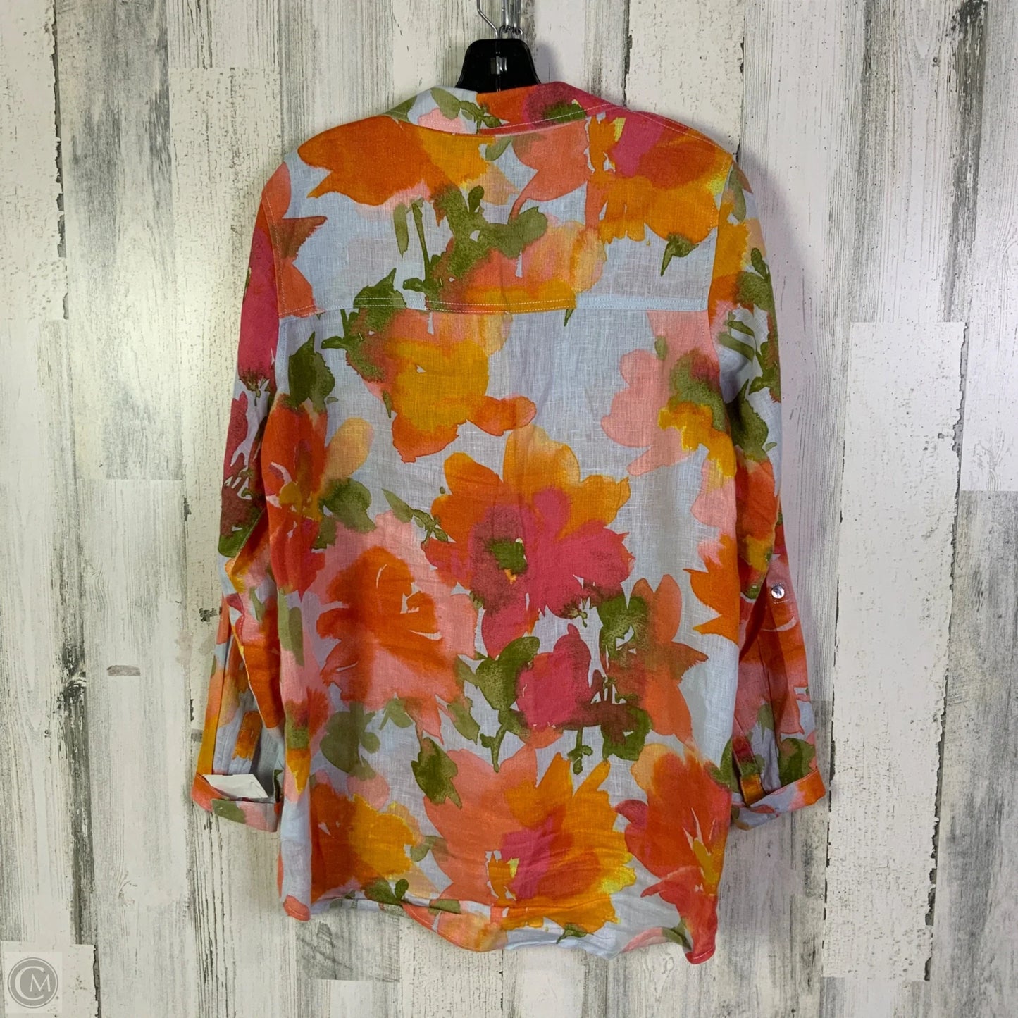 Top Long Sleeve By Joie In Orange, Size: M