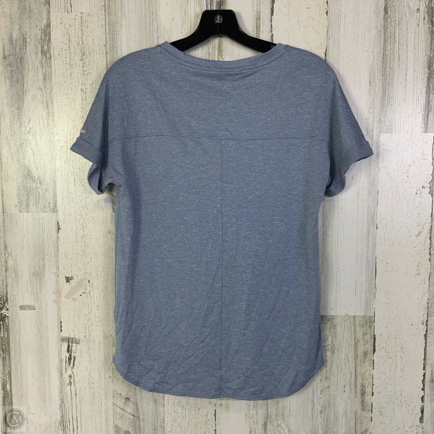 Athletic Top Short Sleeve By Columbia In Blue, Size: S