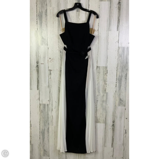 Dress Party Long By Bcbgmaxazria In Black & White, Size: Xs