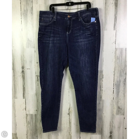 Jeans Skinny By Dear John In Blue Denim, Size: 20