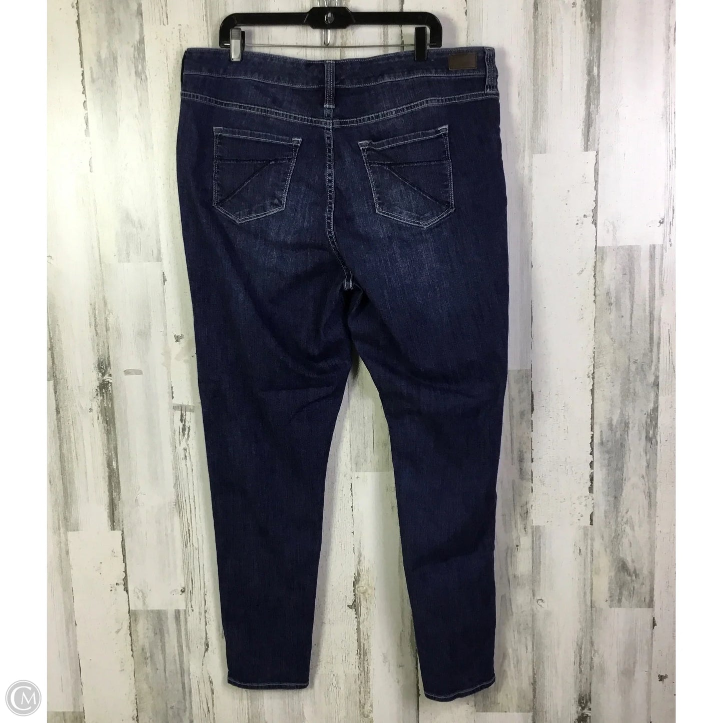 Jeans Skinny By Dear John In Blue Denim, Size: 20