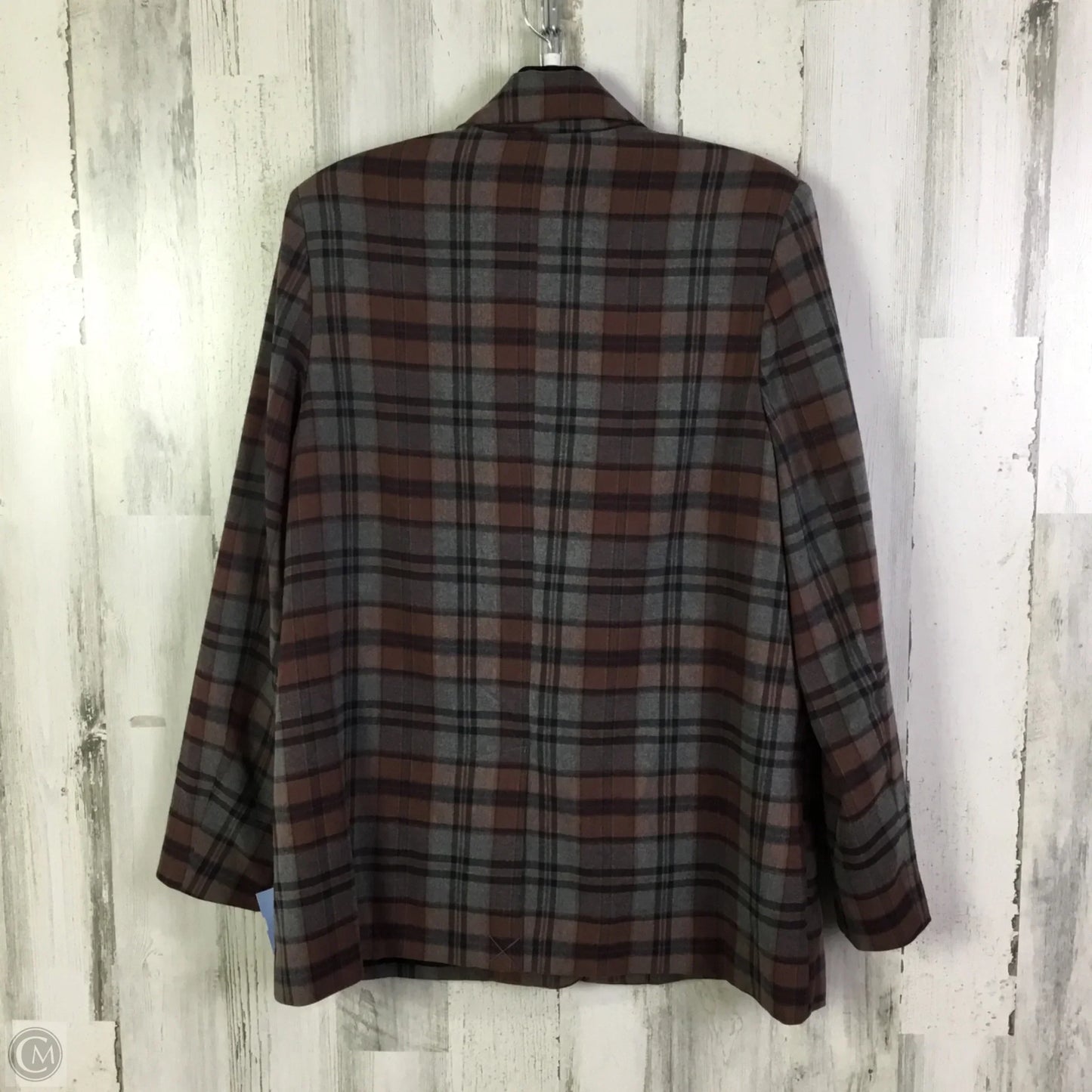 Blazer By Steve Madden In Grey & Red, Size: L