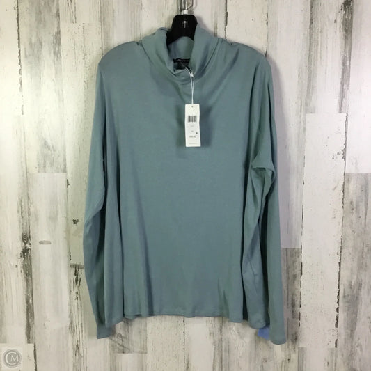 Top Long Sleeve Basic By Eileen Fisher In Blue, Size: 2x