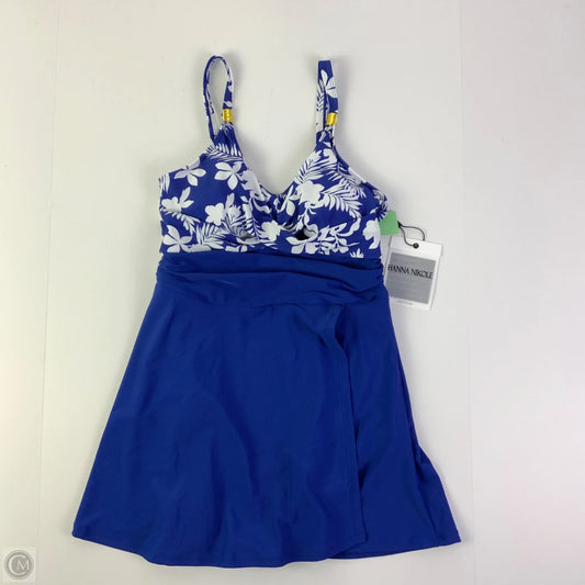 Swimsuit By Cme In Blue & White, Size: Xl