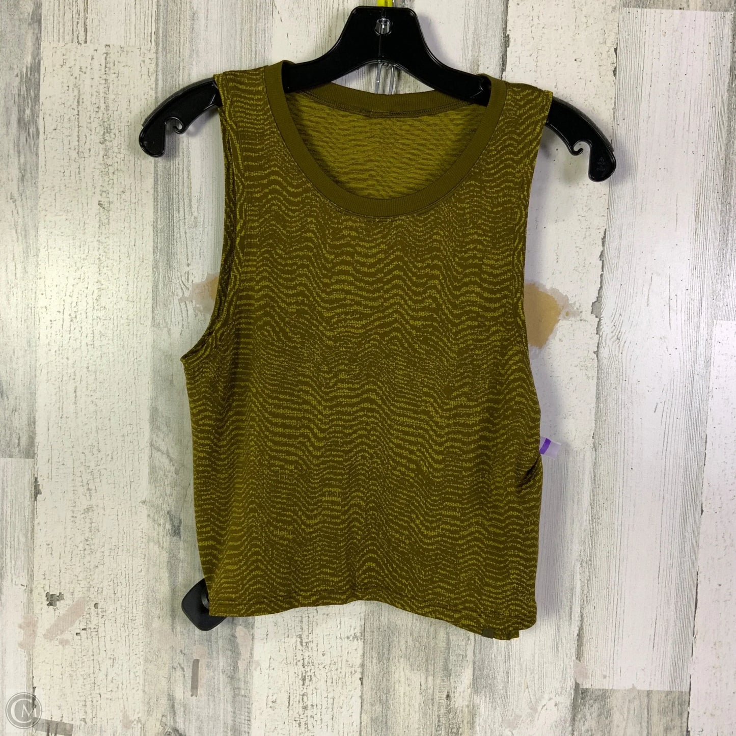 Athletic Tank Top By Lululemon In Chartreuse, Size: 6