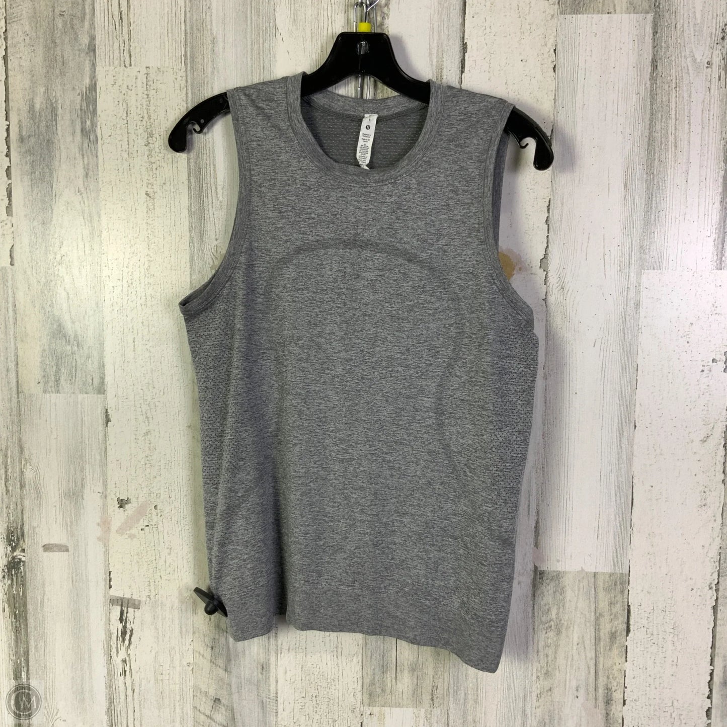 Athletic Tank Top By Lululemon In Grey, Size: 6