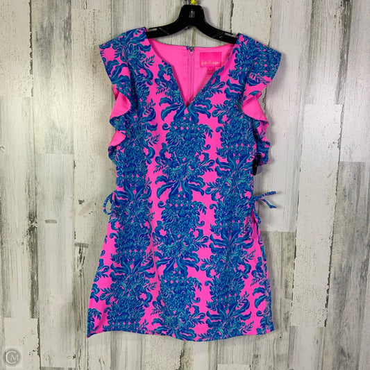 Dress Designer By Lilly Pulitzer In Blue & Pink, Size: Xs