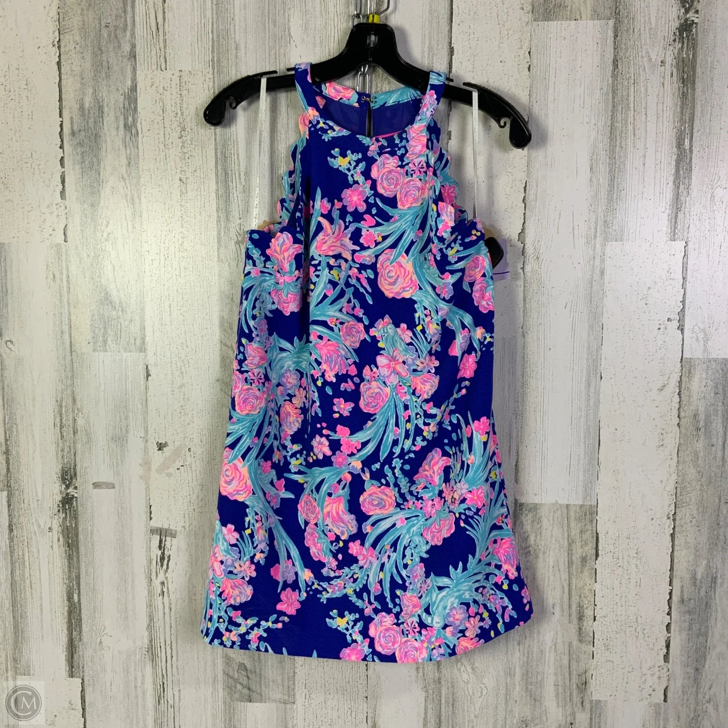 Dress Designer By Lilly Pulitzer In Blue & Pink, Size: Xs