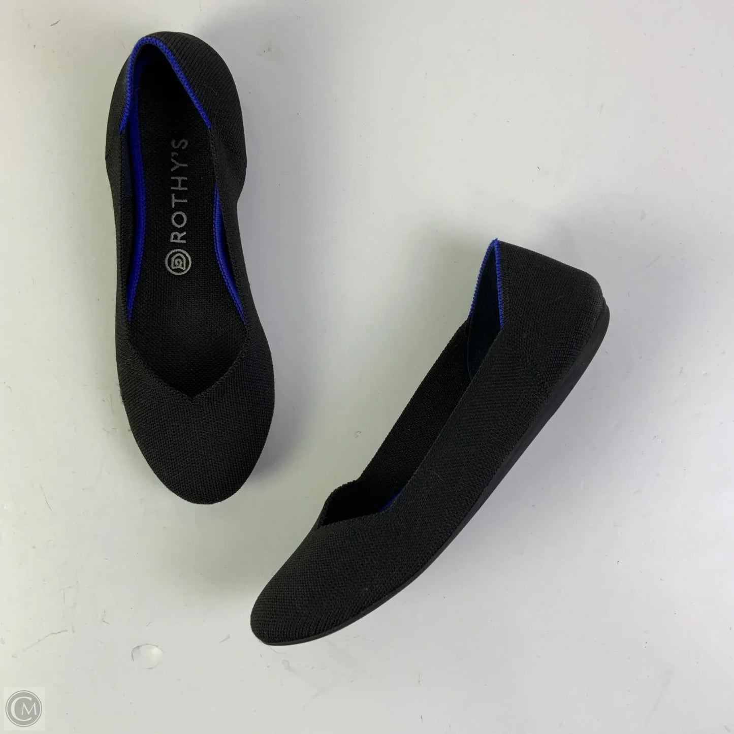 Shoes Flats By Rothys In Black, Size: 9.5