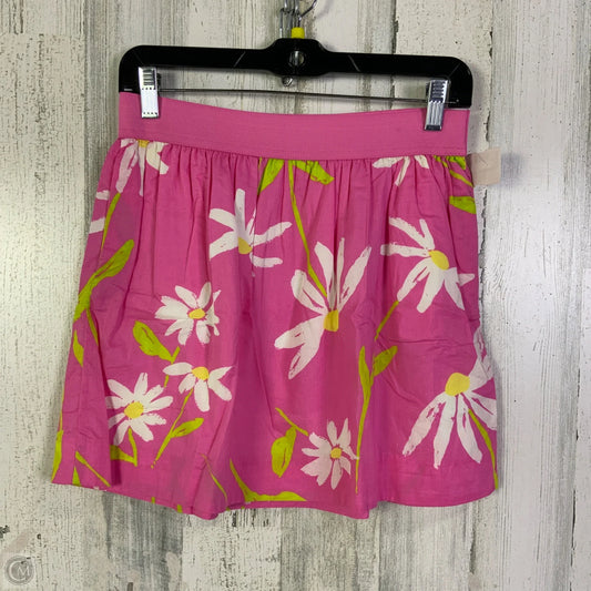 Skirt Designer By Lilly Pulitzer In Pink & White, Size: 0