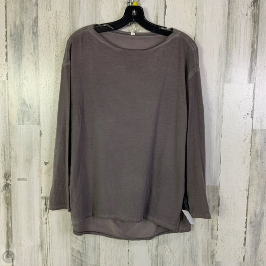 Top Long Sleeve Basic By Lululemon In Grey, Size: 8