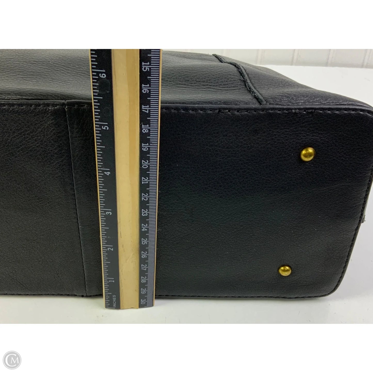 Handbag Leather By American Leather Co, Size: Medium