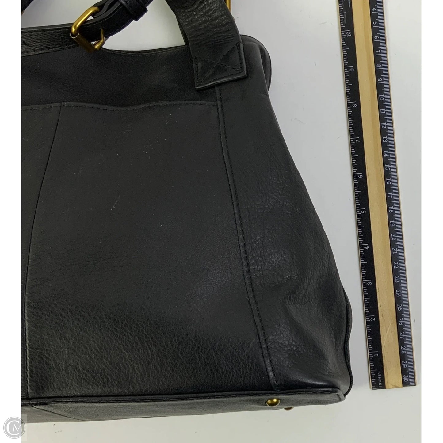 Handbag Leather By American Leather Co, Size: Medium