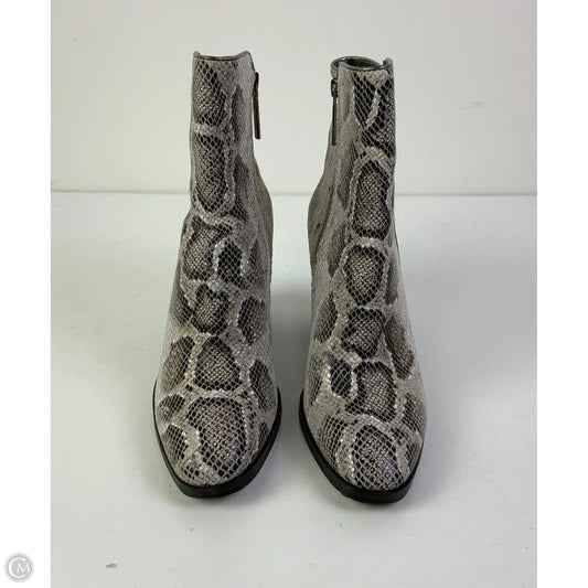 Boots Ankle Heels By Donald Pliner In Snakeskin Print, Size: 7