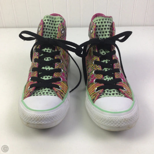 Shoes Sneakers By Converse In Pink & Yellow, Size: 7