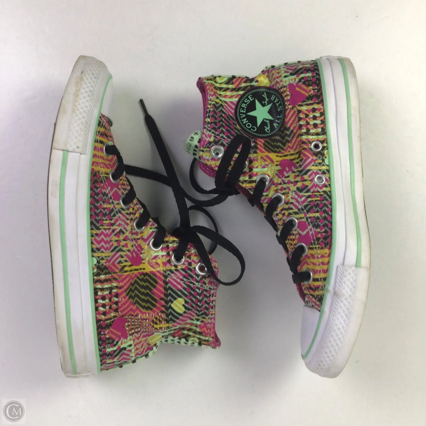 Shoes Sneakers By Converse In Pink & Yellow, Size: 7