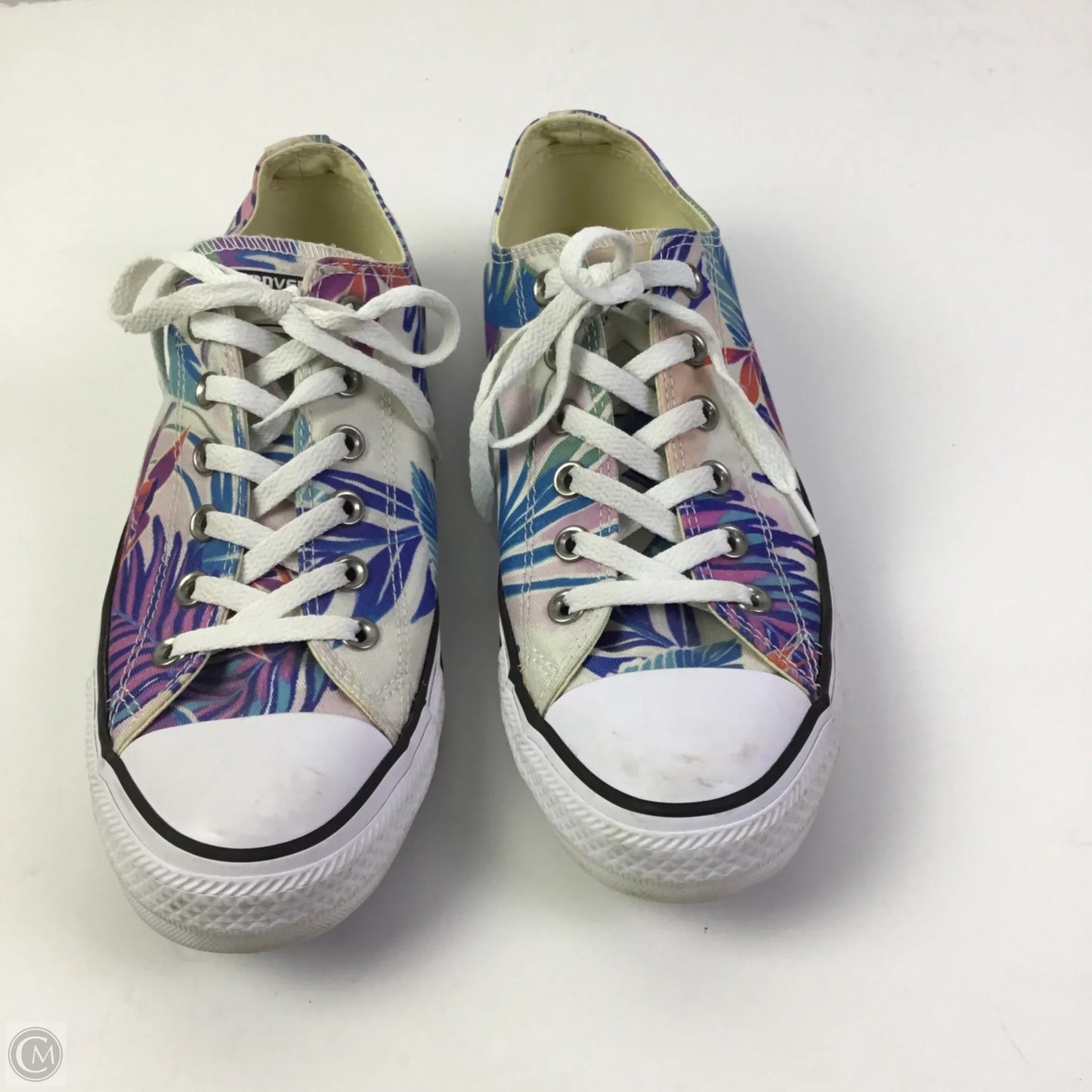 Shoes Sneakers By Converse In Blue & Cream, Size: 10