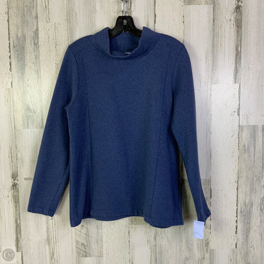Sweatshirt Collar By J. Jill In Blue, Size: M